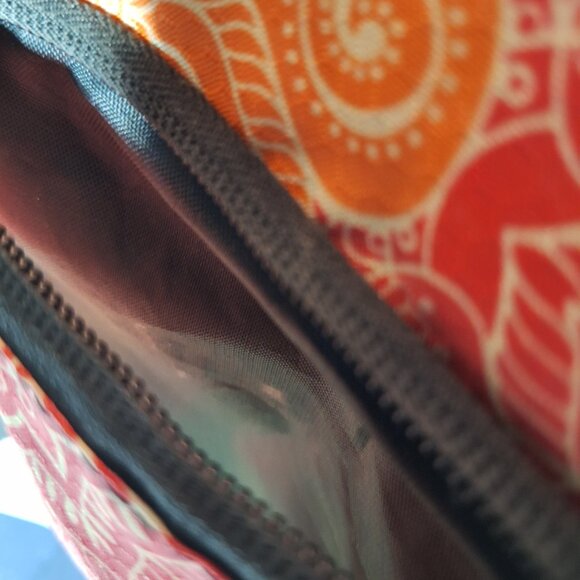 Vibedration Hydration Backpack w/o bladder turquoise/orange pattern Used main image 8